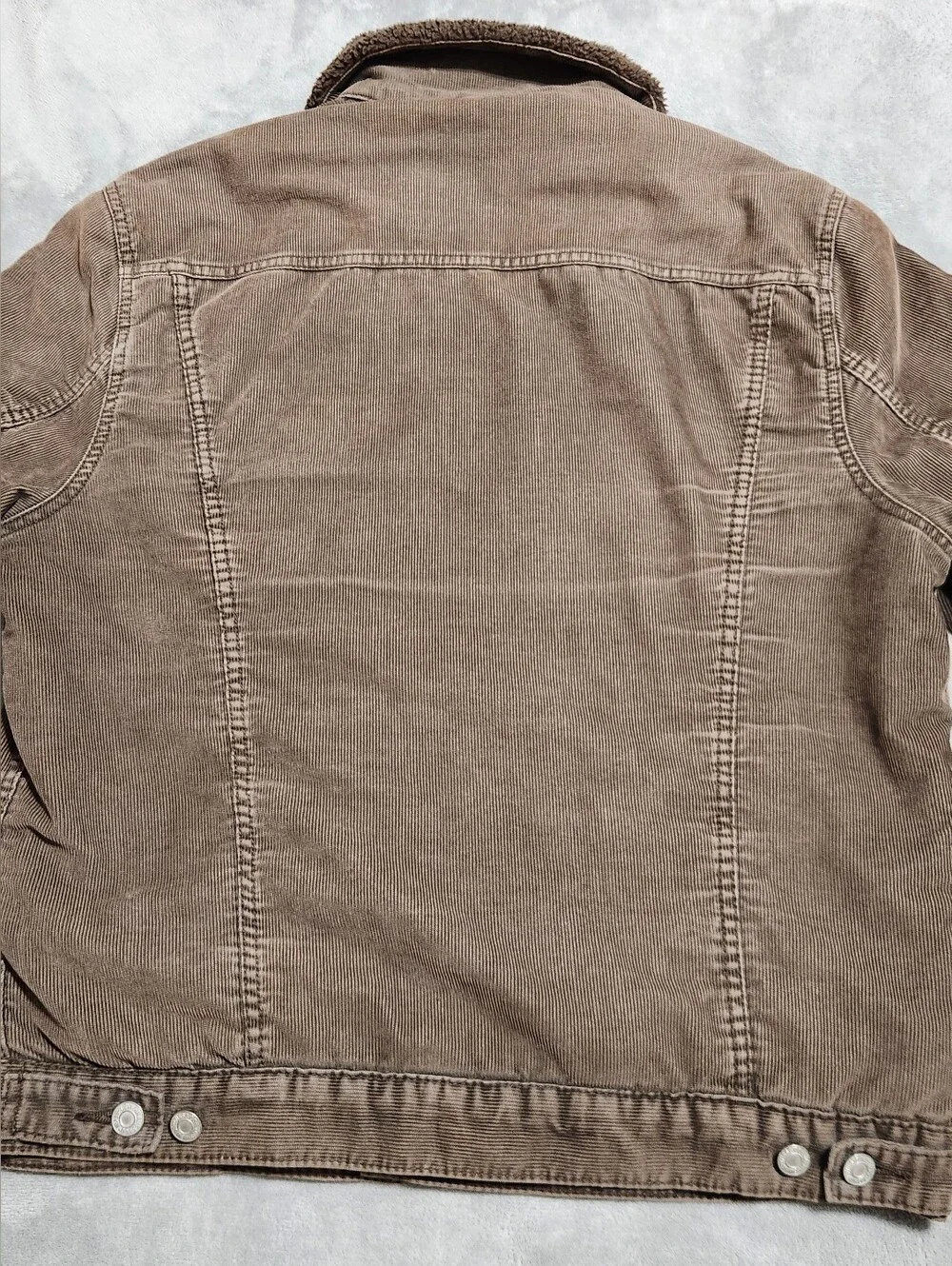 Levi's Brown Corduroy Sherpa Trucker Jacket M